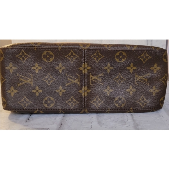 Authentic Louis Vuitton Monogram Looping GM Shoulder Bag Brown Logo M10050 - Picture 15 of 16